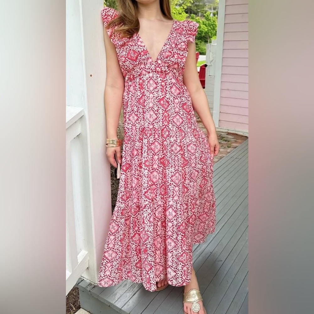 Madison Mathews Savanah midi dress
